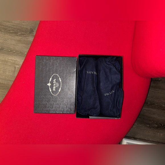 Prada 2024 Monolith Brown Leather Derby Shoes (BRAND NEW :Store display) Size 11 - Picture 9 of 9